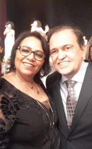 Professora Alfreda Xavier e Sr. Secretário Walter Pinheiro